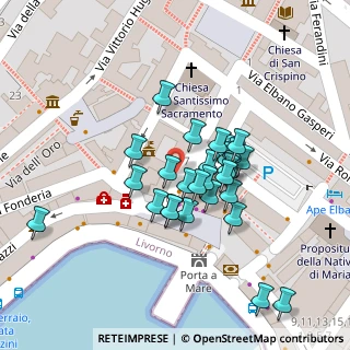 Mappa Via Cavalieri Di Vittorio Veneto, 57037 Portoferraio LI, Italia (0.01429)