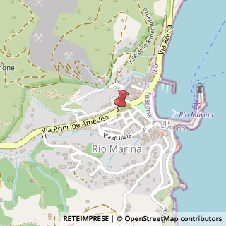 Mappa Via Principe Amedeo, 25, 57038 Rio Marina, Livorno (Toscana)