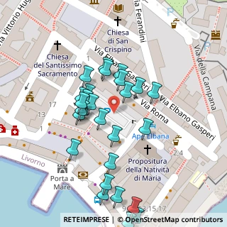 Mappa Piazza della Repubblica, 57037 Portoferraio LI, Italia (0.02963)