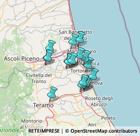 Mappa Via Palma, 64013 Corropoli TE, Italia (9.09176)