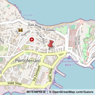 Mappa Via Spinelli, 10, 57037 Portoferraio, Livorno (Toscana)