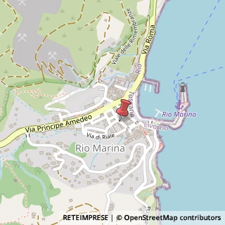 Mappa Piazza Giuseppe Mazzini, 14, 57038 Rio Marina, Livorno (Toscana)