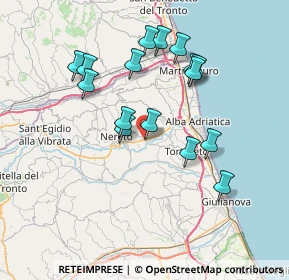 Mappa Viale Vibrata, 64013 Corropoli TE, Italia (7.20125)