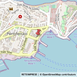Mappa Calata Italia, 27, 57037 Portoferraio, Livorno (Toscana)