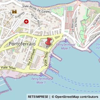 Mappa Calata Italia, 33, 57037 Portoferraio, Livorno (Toscana)