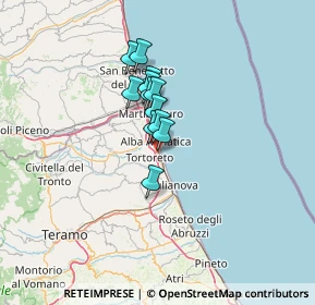 Mappa Via Silvio Spaventa, 64018 Tortoreto Lido TE, Italia (8.52917)