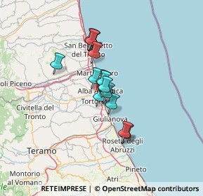 Mappa Via Silvio Spaventa, 64018 Tortoreto Lido TE, Italia (9.47067)