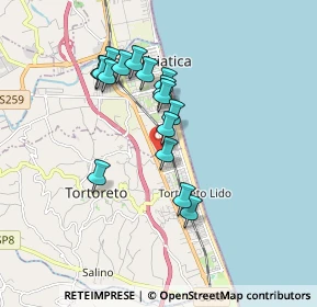 Mappa Via Silvio Spaventa, 64018 Tortoreto Lido TE, Italia (1.56313)