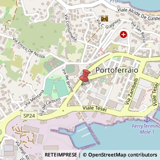 Mappa Via Rodolfo Manganaro, 7, 57037 Portoferraio, Livorno (Toscana)