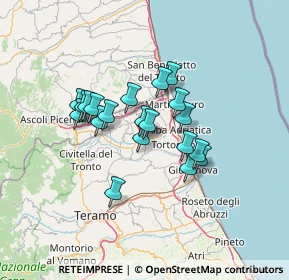 Mappa SP259, 64013 Frattari TE, Italia (10.5575)