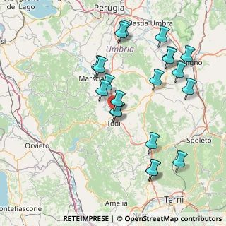 Mappa Località Pian di Porto, 06059 Todi PG, Italia (16.8145)
