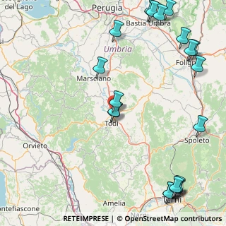 Mappa Via Toscana, 06059 Todi PG, Italia (25.5035)