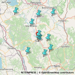 Mappa Via Toscana, 06059 Todi PG, Italia (14.57273)
