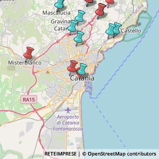 Mappa Via Riccardo da Lentini, 95121 Catania CT, Italia (6.41467)