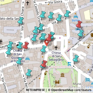 Mappa Via Transito, 95122 Catania CT, Italia (0.07308)
