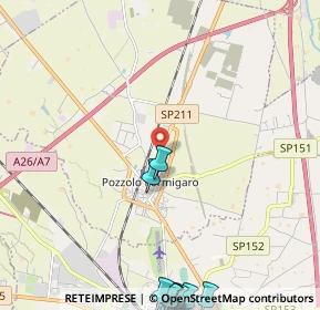 Mappa SS211, 15068 Pozzolo Formigaro AL, Italia (3.75)