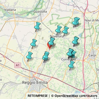 Mappa Strada Santa Maria, 42017 Santa Maria , Italia (7.08444)