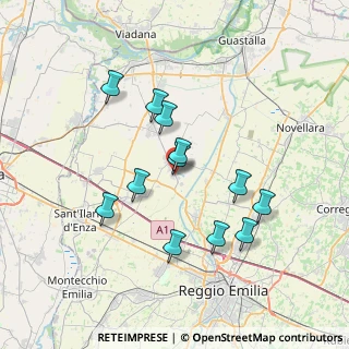 Mappa Via S. Biagio, 42024 Castelnovo di Sotto RE, Italia (6.50667)