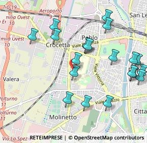 Mappa Strada Abbeveratoia, 43126 Parma PR, Italia (1.1185)