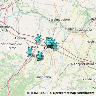 Mappa Strada Quartiere, 43125 Parma PR, Italia (6.44636)