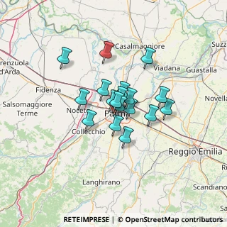 Mappa Strada Quartiere, 43125 Parma PR, Italia (8.57944)