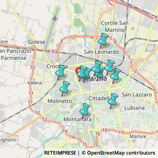 Mappa Strada Quartiere, 43125 Parma PR, Italia (1.35455)