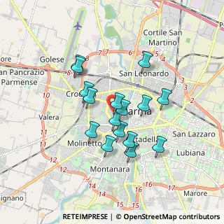Mappa Strada Quartiere, 43125 Parma PR, Italia (1.44563)