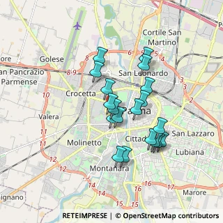 Mappa Strada Quartiere, 43125 Parma PR, Italia (1.48526)