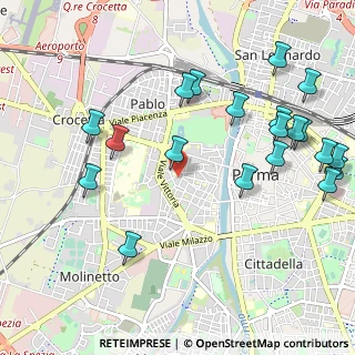 Mappa Str. Quartiere, 43125 Parma PR, Italia (1.2655)