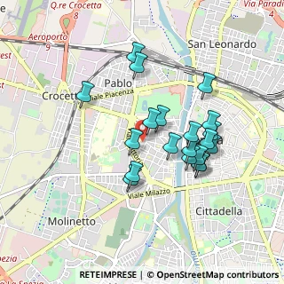 Mappa Strada Quartiere, 43125 Parma PR, Italia (0.8035)