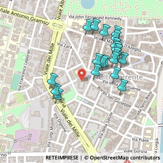 Mappa Strada Quartiere, 43125 Parma PR, Italia (0.2385)