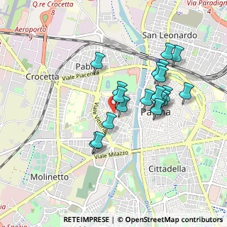 Mappa Via Costituente, 43125 Parma PR, Italia (0.8005)