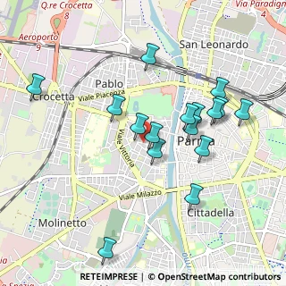 Mappa Via Costituente, 43125 Parma PR, Italia (0.95188)