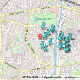Mappa Via Costituente, 43125 Parma PR, Italia (0.515)