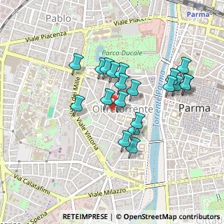Mappa Via Costituente, 43125 Parma PR, Italia (0.3985)