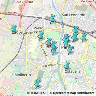 Mappa Piazza Guido Picelli, 43125 Parma PR, Italia (0.98125)