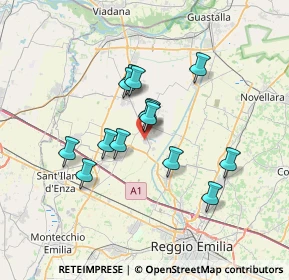 Mappa Via Leonardo da Vinci, 42024 Castelnovo di sotto RE, Italia (5.54643)