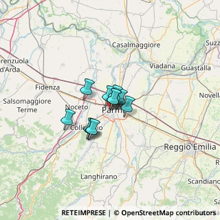 Mappa Via Strela, 43125 Parma PR, Italia (6.35182)