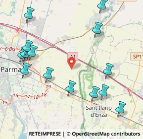 Mappa Strada Gazzano, 43122 Parma PR, Italia (5.06786)