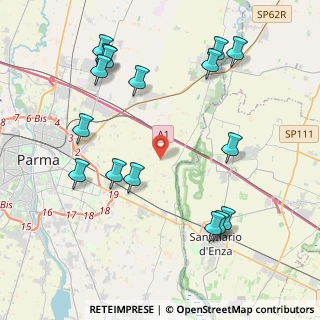 Mappa Strada Gazzano, 43122 Parma PR, Italia (4.86938)