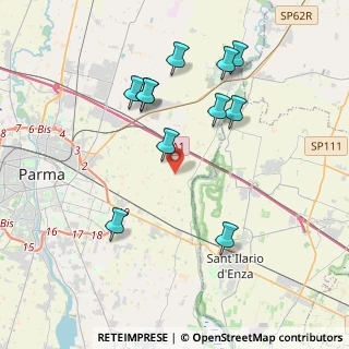 Mappa Strada Gazzano, 43122 Parma PR, Italia (3.92091)
