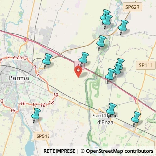Mappa Strada Gazzano, 43122 Parma PR, Italia (5.08333)