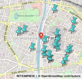 Mappa Strada Agli Ospizi Civili, 43100 Parma PR (0.544)