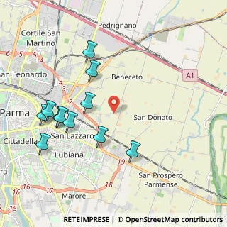 Mappa Via El Alamein, 43122 Parma PR, Italia (2.13818)