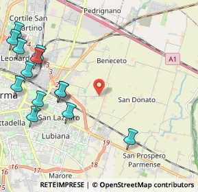 Mappa Via El Alamein, 43122 Parma PR, Italia (2.80538)