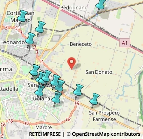 Mappa Via El Alamein, 43122 Parma PR, Italia (2.31733)