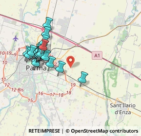 Mappa Via El Alamein, 43122 Parma PR, Italia (3.771)