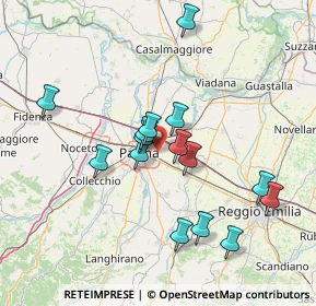 Mappa Via El Alamein, 43122 Parma PR, Italia (13.65133)