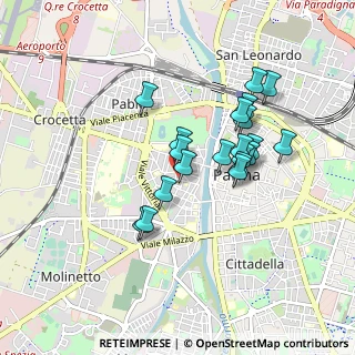 Mappa Via della Costituente, 43125 Parma PR, Italia (0.759)