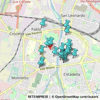 Mappa Via della Costituente, 43125 Parma PR, Italia (0.7015)